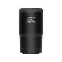 360 Degrees Vacuum Insulated Stainless Steel Beer Cozy (Black)