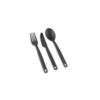 Sea to Summit Camp Cutlery Set 3pc Charcoal