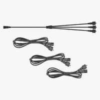 Hardkorr Extension Cable Kit (Black DC Plugs)