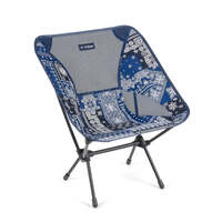 Helinox Chair One Blue Bandanna with Black Frame
