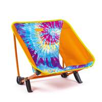 Helinox Inclined Festival Chair Tie Dye with Orange Frame