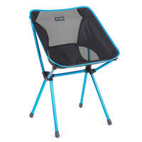 Helinox Cafe Chair Black with Cyan Blue Frame