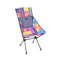 Helinox Sunset Chair Rainbow Bandanna Quilt with Black Frame