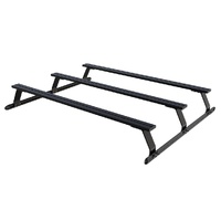 Chevrolet Silverado Crew Cab / Short Load Bed (2007 - Current) Triple Load Bar Kit by Front Runner - KRCS006