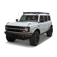 Ford Bronco 4 Door w/Hard Top (2021-Current) Slimline II Roof Rack Kit by Front Runner - KRFB004T