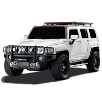 Hummer H3 Slimline II Roof Rack Kit / Tall by Front Runner - KRHUT01T