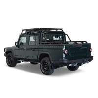 Ineos Grenadier Quartermaster (2023-Current) Roller Tonneau Cover Slimline II Load Bed Rack Kit by Front Runner - KRIG005T