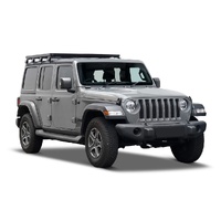 Jeep Wrangler JL 4 Door (2018-Current) Slimline II 1/2 Roof Rack Kit by Front Runner - KRJW027T