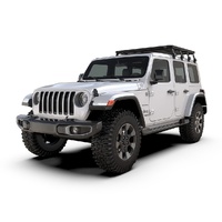Jeep Wrangler JL 4 Door Sky One-Touch Extreme Slimline II Roof Rack Kit by Front Runner - KRJW040T
