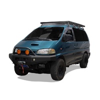 Mitsubishi Delica Space Gear L400 (1994-2007) Slimline II Roof Rack Kit by Front Runner - KRMD003T