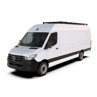 Mercedes-Benz Sprinter 170in/L3/LWB Wheelbase w/OEM Tracks (2006-Current) Slimline II Roof Rack Kit by Front Runner - KRMS011T