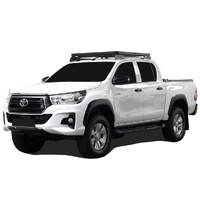 Toyota Hilux Revo DC (2016-Current) Slimline II Roof Rack Kit by Front Runner - KRTH011T