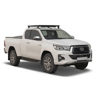Toyota Hilux Revo Extra Cab (2016-Current) Slimline II Roof Rack Kit by Front Runner - KRTH019T
