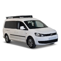 Volkswagen Caddy LWB (2015-2020) Slimline II Roof Rack Kit by Front Runner - KRVC013T