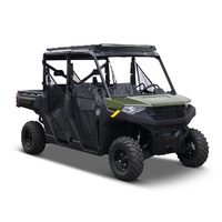 Polaris Ranger 1000 Crew Cab (2018-Current) Slimsport Roof Rack Kit / Lightbar Ready by Front Runner - KSPR004T