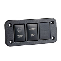 Bushranger Night Hawk Universal Switch Panel - 3 Switches
