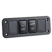 Bushranger Night Hawk Universal Switch Panel - 4 Switches