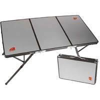Oztent OZBFTA Bi-Fold Table - Aluminium Surface