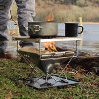Darche Bbq Fire Pit 450 With Adjustable Grill Plate